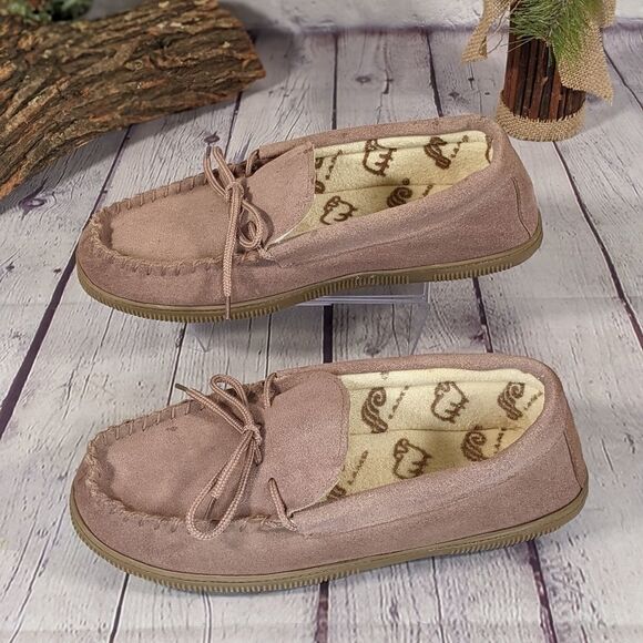 LAMO FOOTWEAR MEN'S MOCCASIN SLIPPERS - Picture 4 of 11